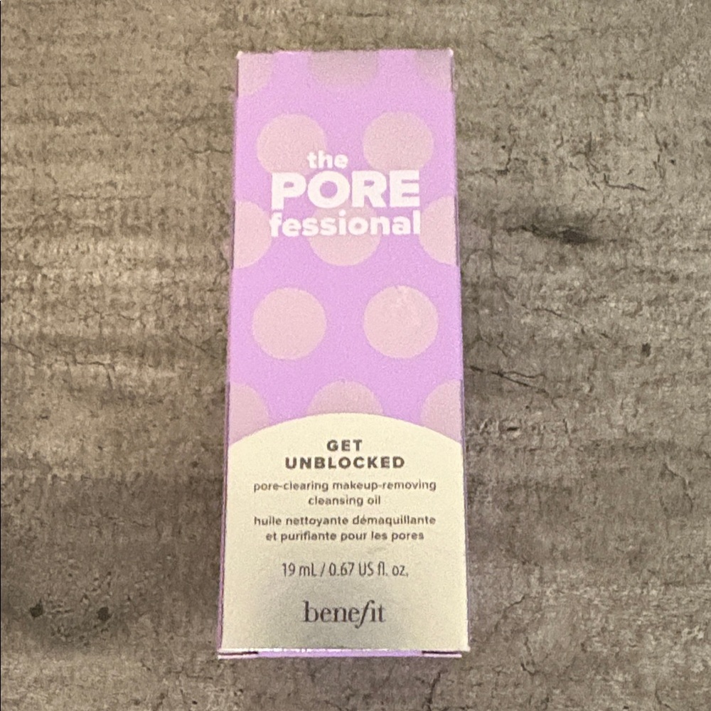 New Benefit POREfessional Pore Clearing and Makeup Remover Cleansing Oil